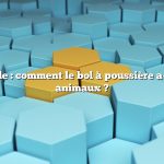 Réponse rapide : comment le bol à poussière a-t-il affecté les animaux ?